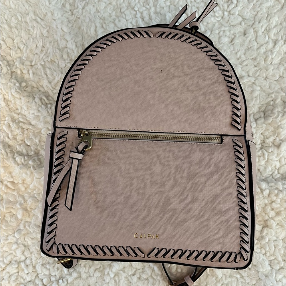 CALPAK Kaya Faux Leather Round Backpack